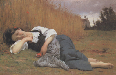 Adolphe William Bouguereau Rest in Harvest (mk26)